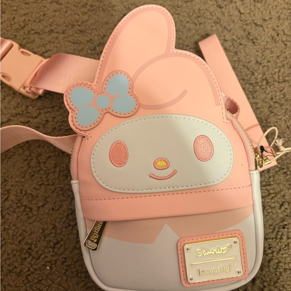 Sanrio My Melody Pink and White Crossbody Bag